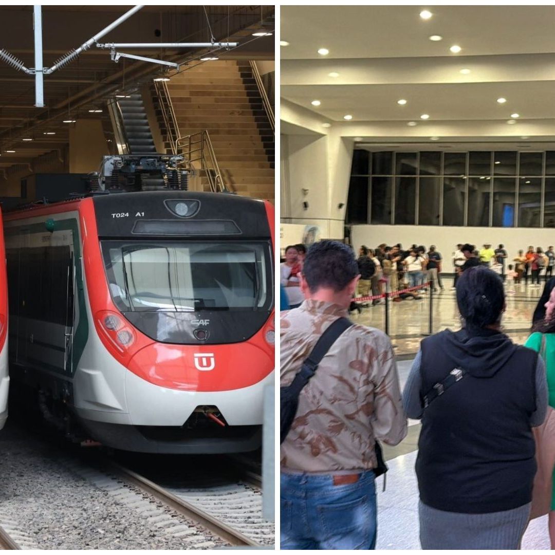 ¿Qué Pasó en el Tren Suburbano? Convoy se Detiene Entre Estaciones y Deja a Oscuras a Usuarios