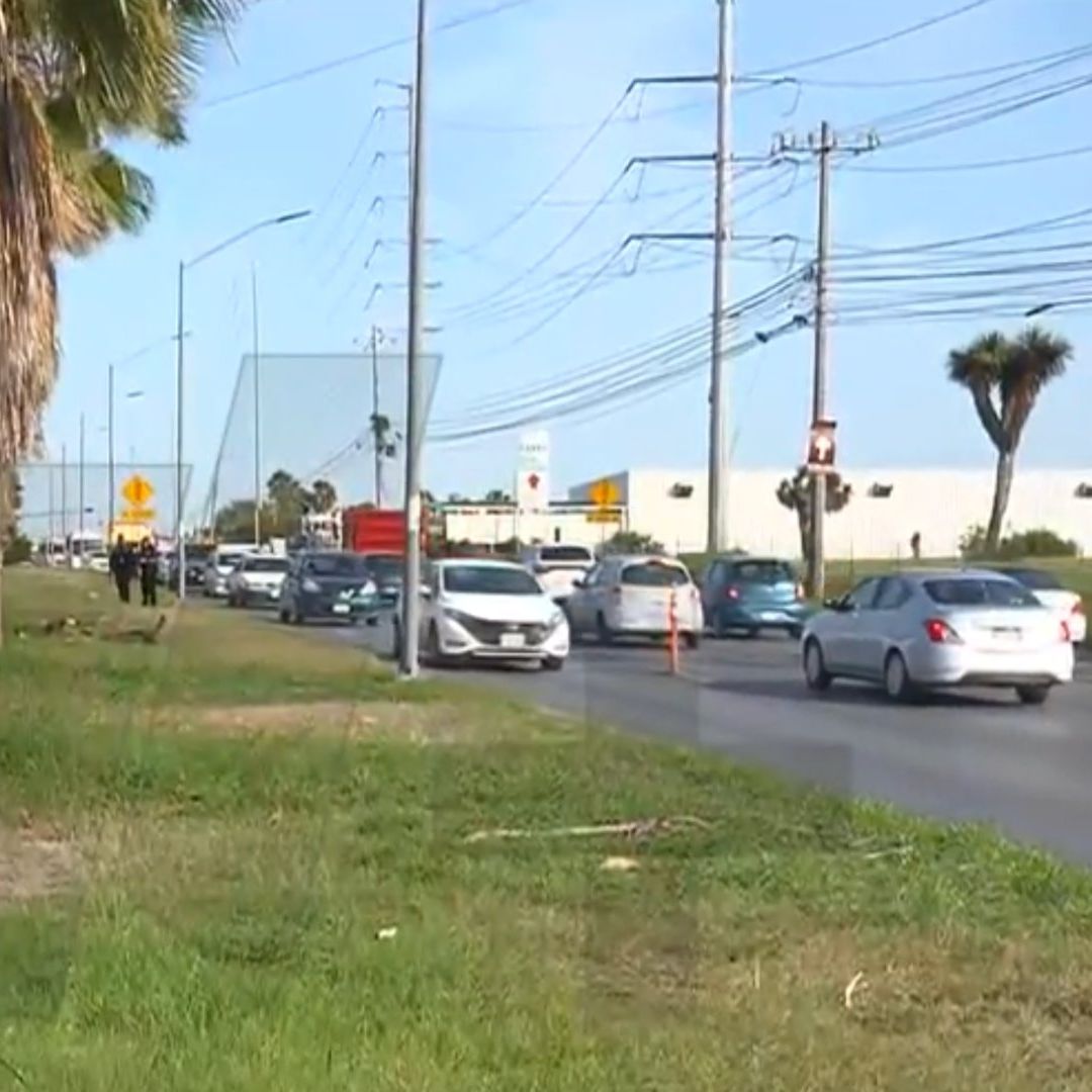 Autoridades aseguraron el área del accidente en Apodaca