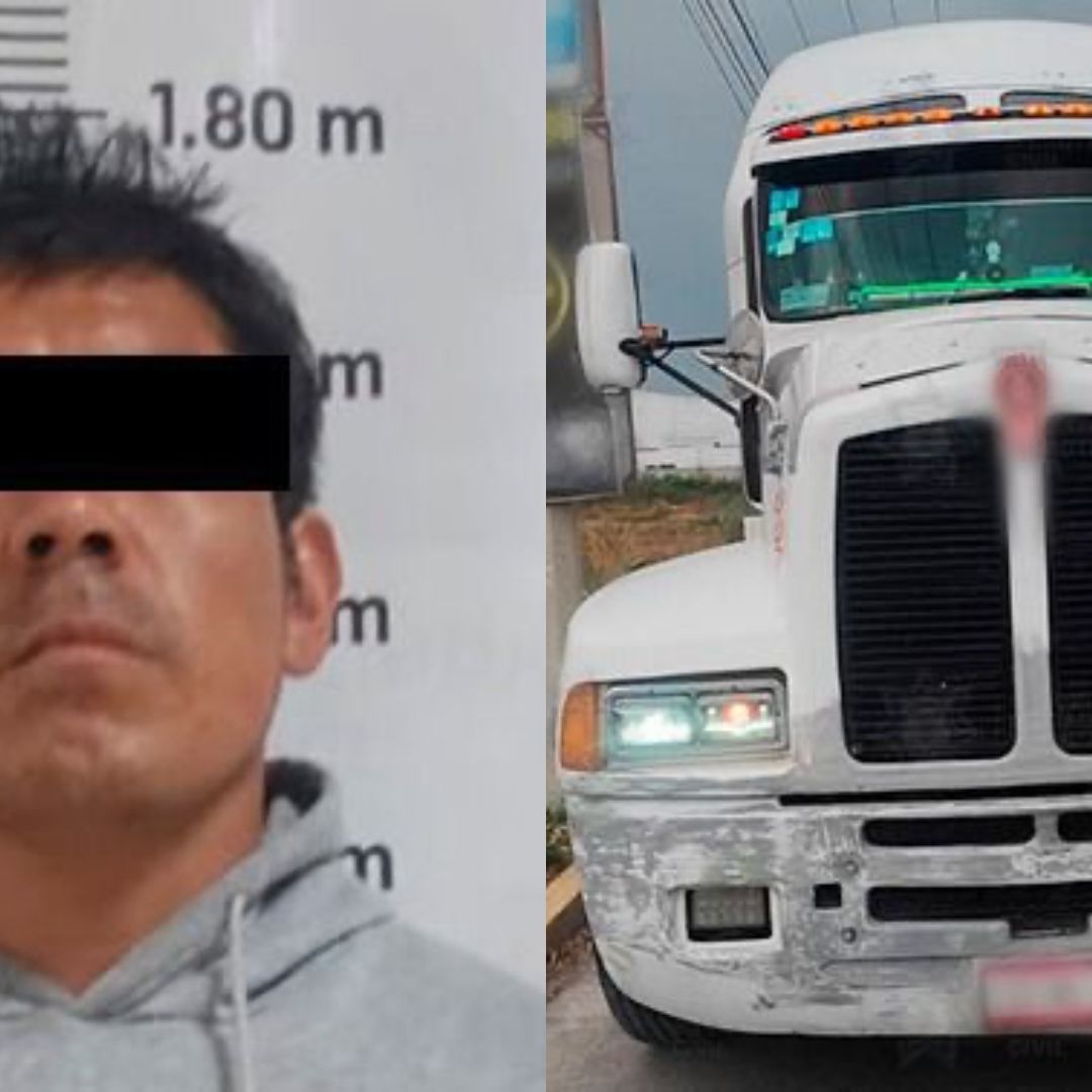 Tractocamión Robado Recuperado Calle San Joaquín Sanctorum Cuautlancingo Puebla