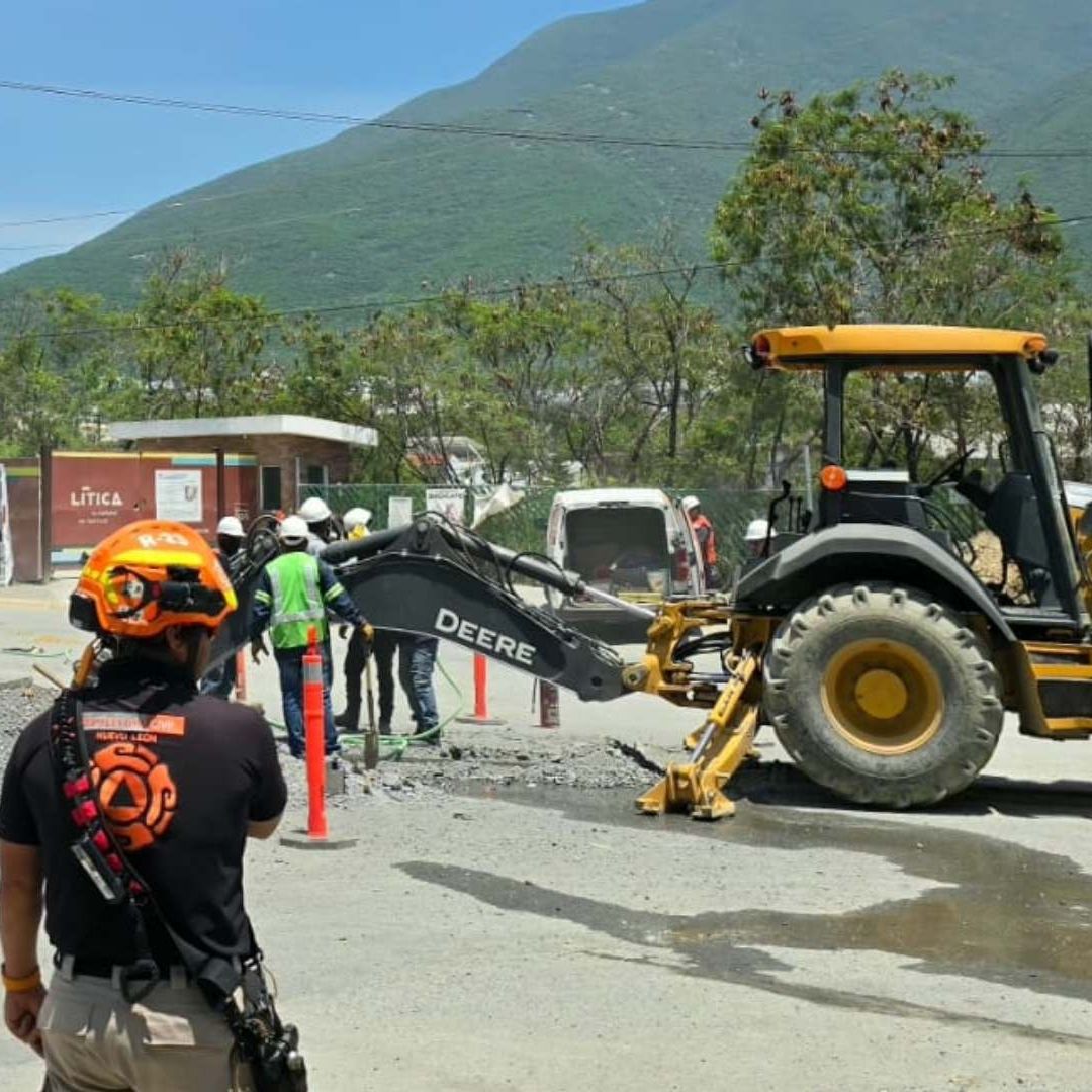 Fuga de gas en colonia Nuevo Sur en Monterrey