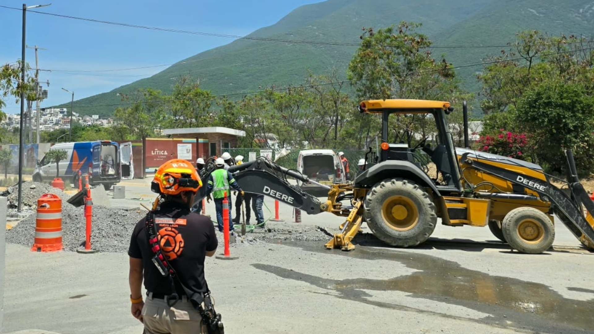 Fuga de gas en colonia Nuevo Sur en Monterrey