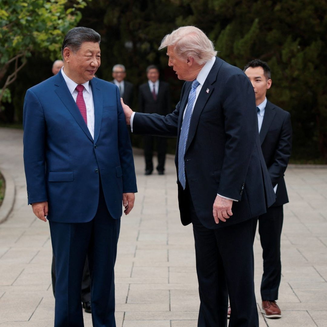 El presidente de China, Xi Jinping, y su homólogo de EUA, Donald Trump
