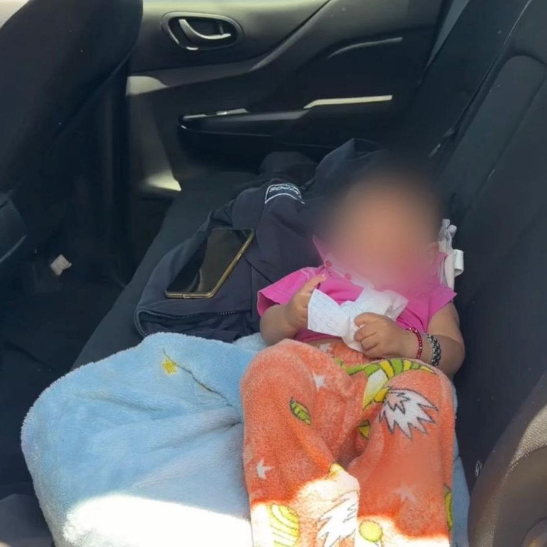 Bebé abandonado en taxi en Ecatepec, Edomex. Foto: Gobierno municipal