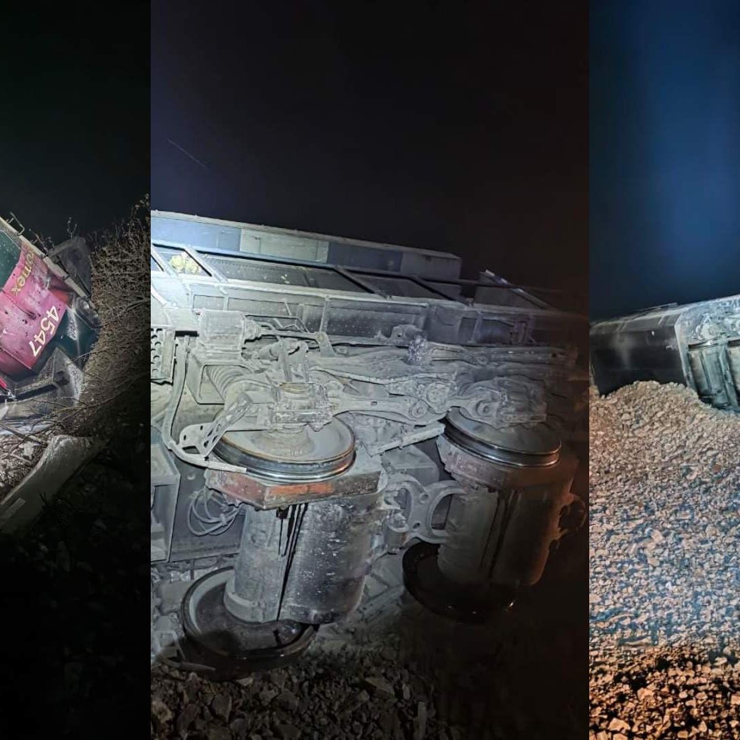 Descarrilamiento de dos locomotoras en Veracruz