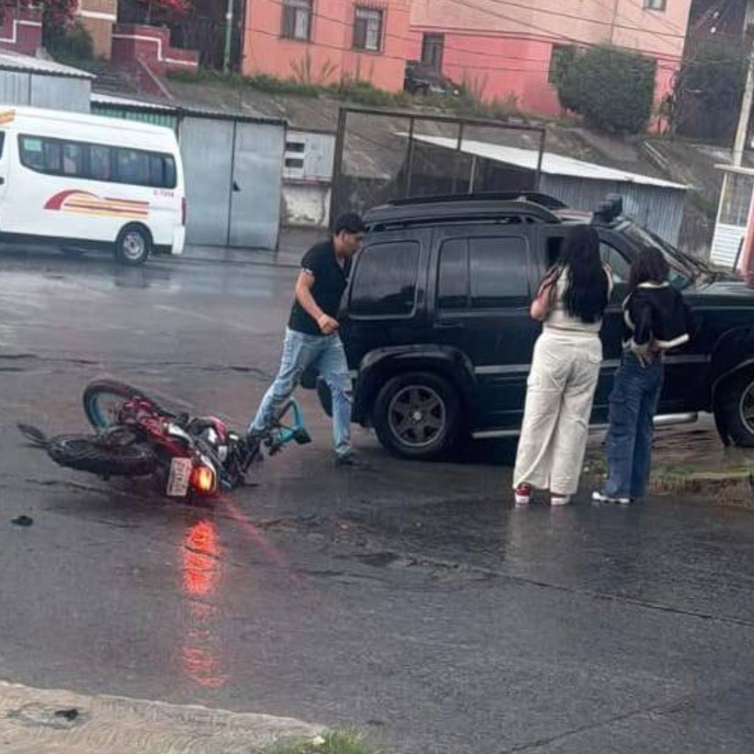 Motociclista Atropellado Abandonado Camioneta Jeep San Martín Texmelucan Responsables Huyen Corriendo