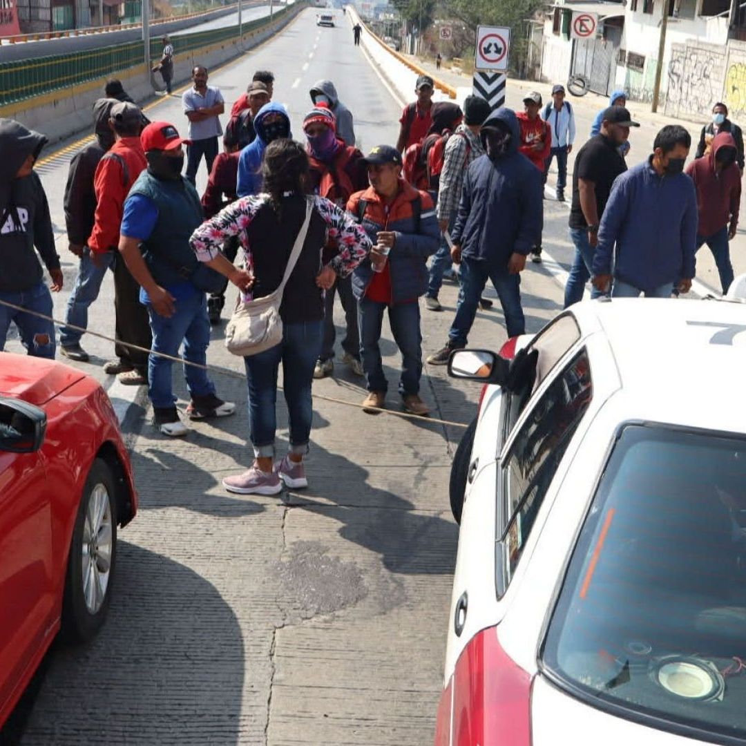 carreteras bloqueadas