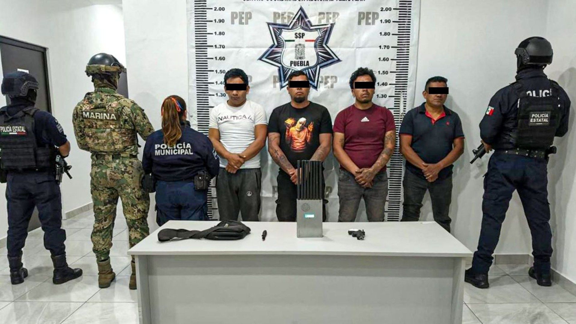 Detenidos Cuatro Ladrones Robo Transporte Carga Autopista Virreyes Teziutlán Zautla Puebla