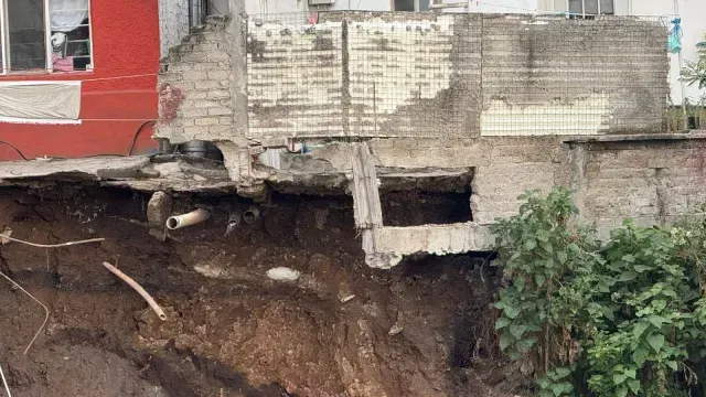 Desgajamiento en Cuajimalpa. Foto: N+
