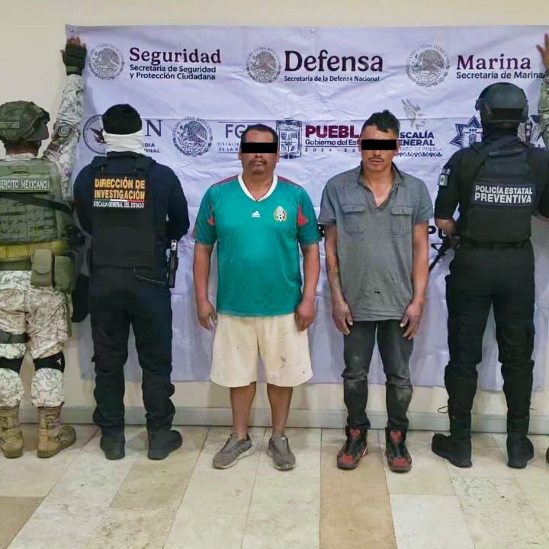 Detenidos Homicidios El Calavera El Changoleón Banda Delictivas Los Nieves Chiautla de Tapia Puebla