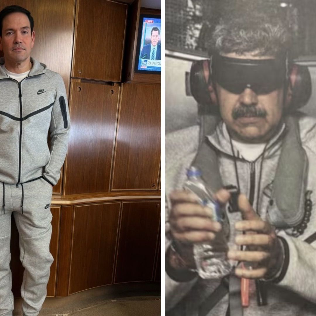 Marco Rubio Aparece con Ropa que Llevaba Nicolás Maduro en su Captura
