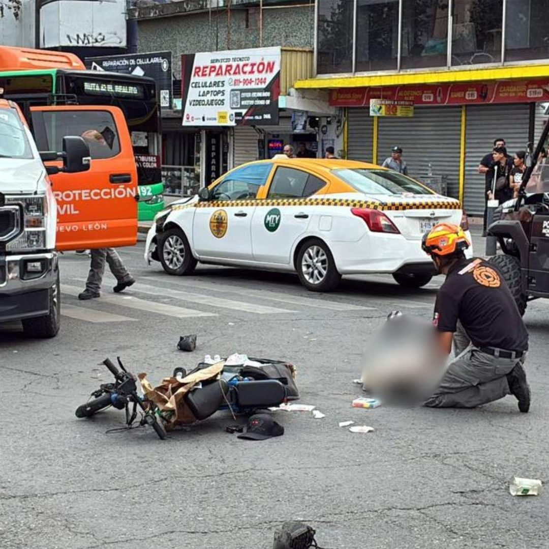 Atropello centro Monterrey