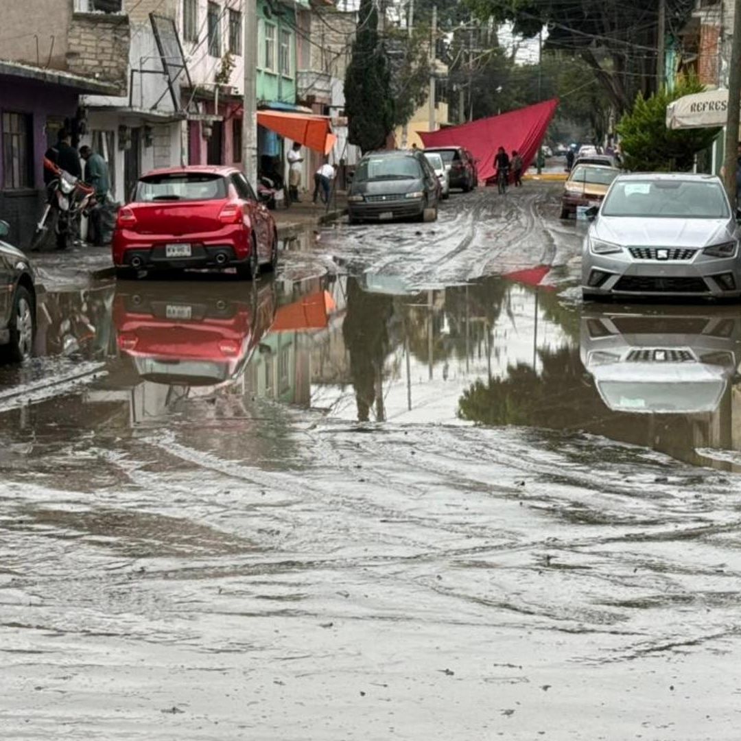 Afectaciones por la intensa lluvia en el Valle de México el 11 de mayo 2026. Foto: N+