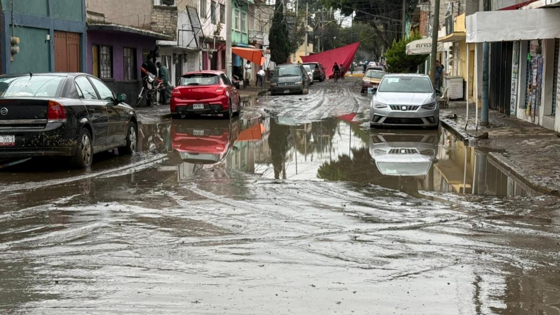 Afectaciones por la intensa lluvia en el Valle de México el 11 de mayo 2026. Foto: N+