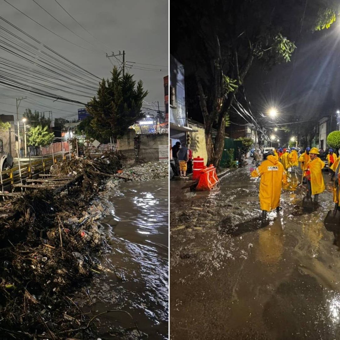 Desbordamientos de Río Hondo y Río de los Remedios Afectan Colonias de Naucalpan y Azcapotzalco.