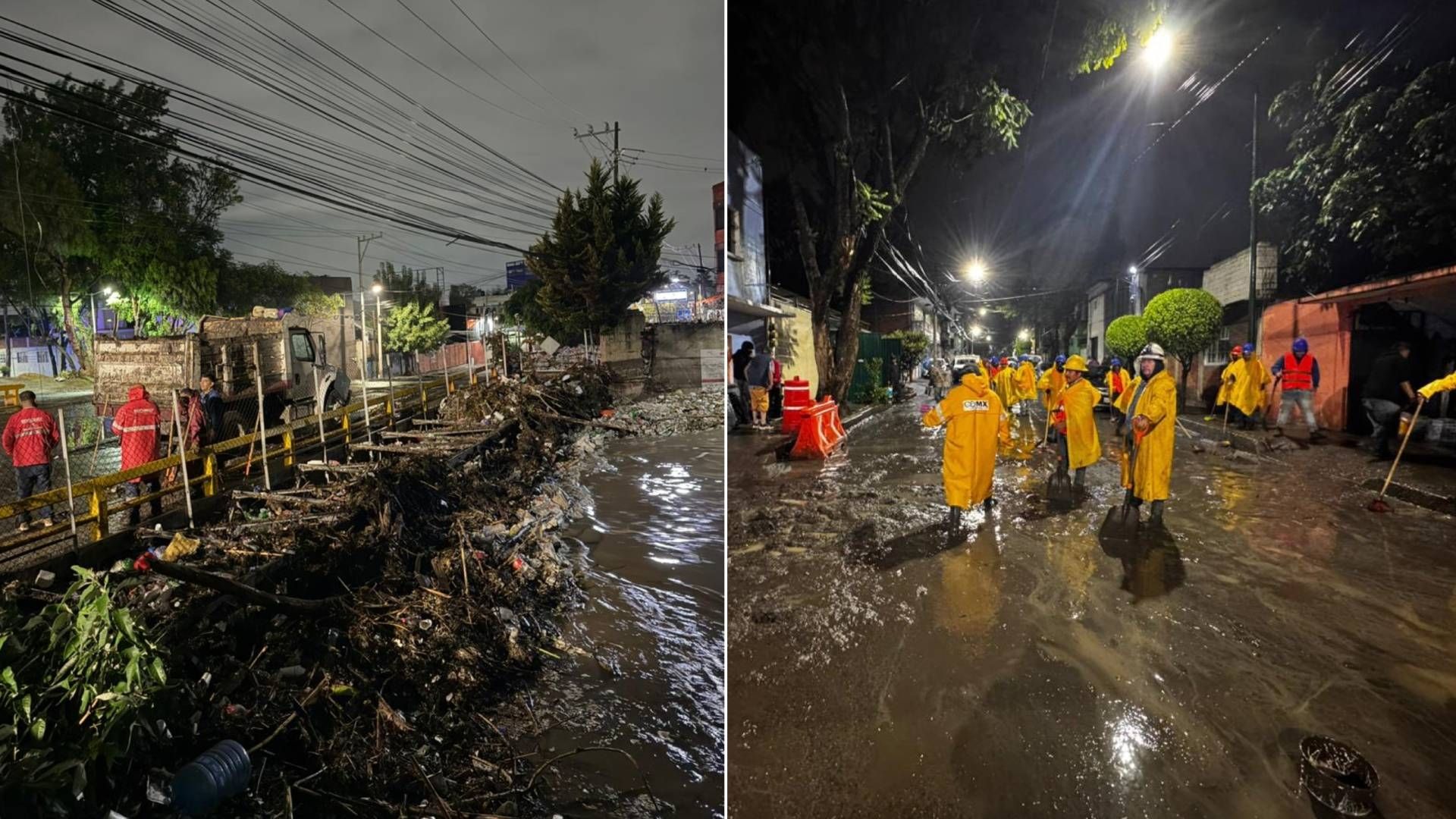 Desbordamientos de Río Hondo y Río de los Remedios Afectan Colonias de Naucalpan y Azcapotzalco.