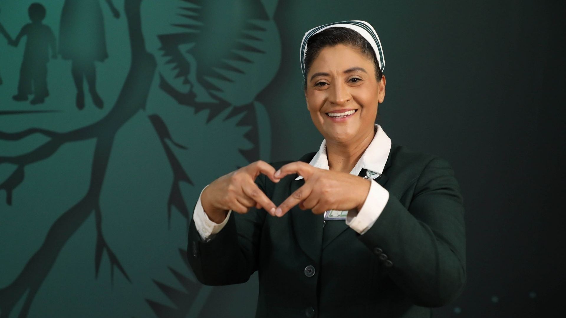 La Jefa de Enfermeras del IMSS. 12 de Mayo, Día de las Enfermeras y Enfermeros de México.