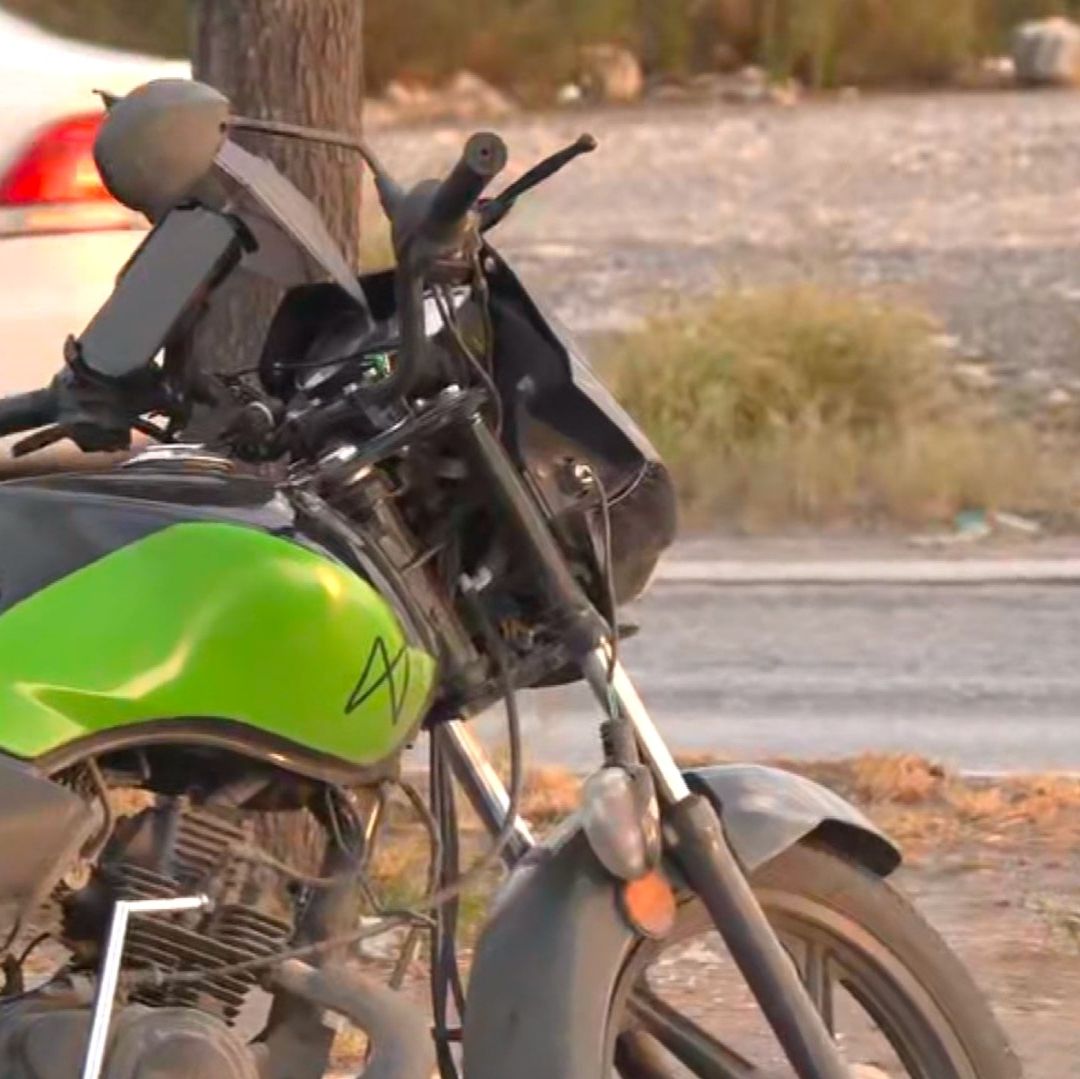 Motociclieta accidentada