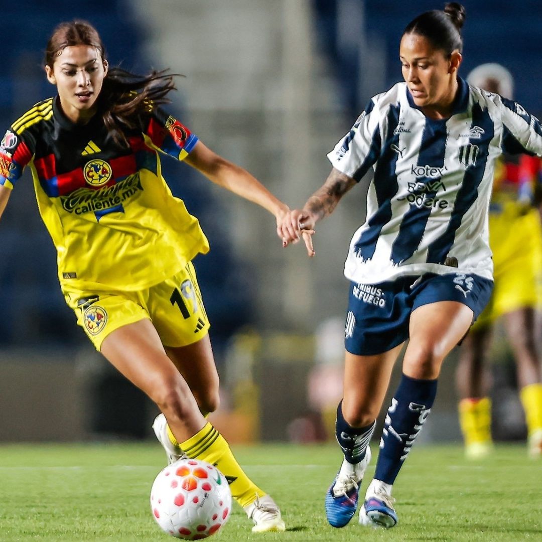 Azulcremas y Rayadas se volverán a ver las caras en una final, luego de que disputaron el título en el  Torneo Clausura 2024. Foto X: @AmericaFemenil
