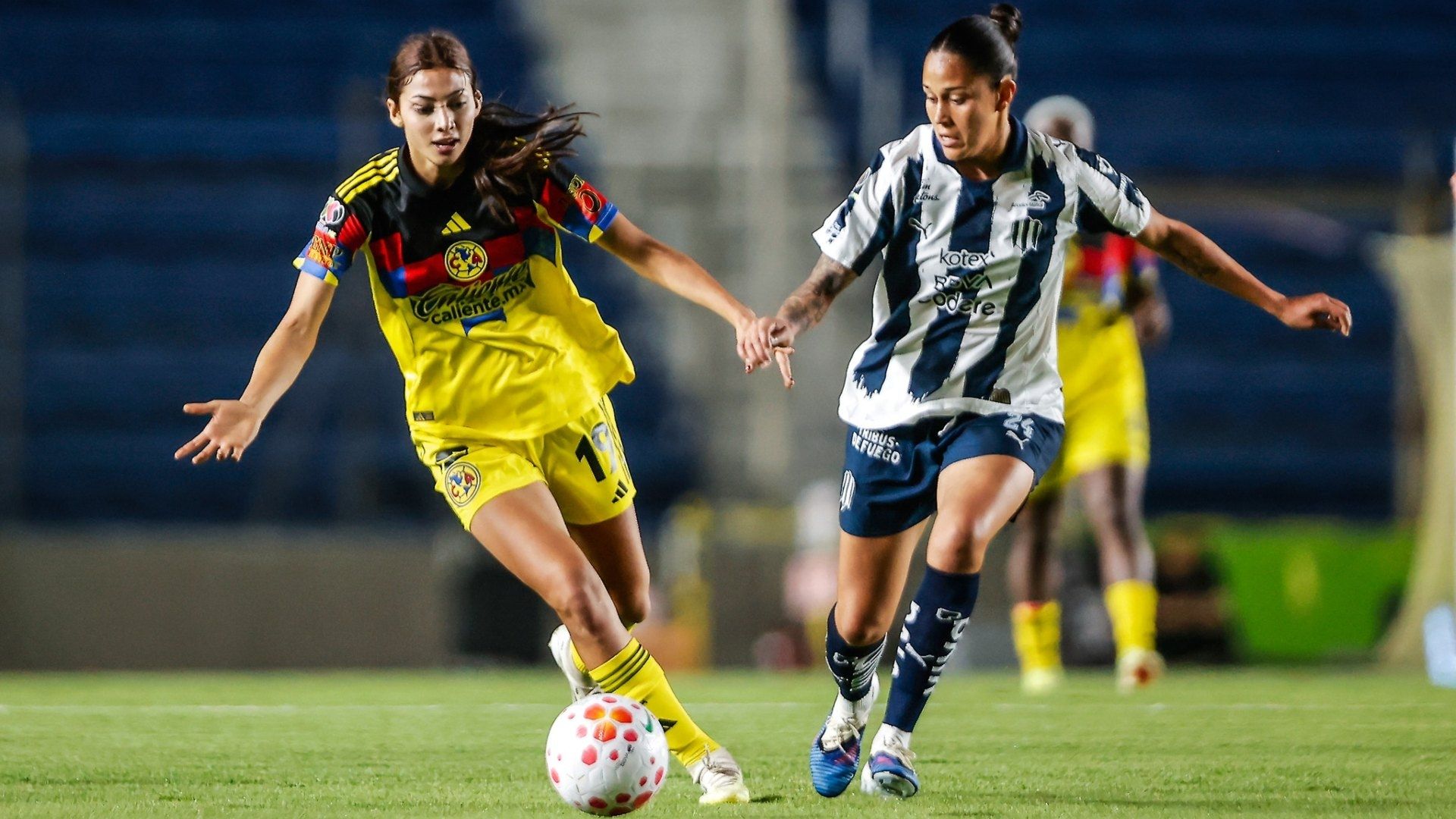 Azulcremas y Rayadas se volverán a ver las caras en una final, luego de que disputaron el título en el Torneo Clausura 2024. Foto X: @AmericaFemenil