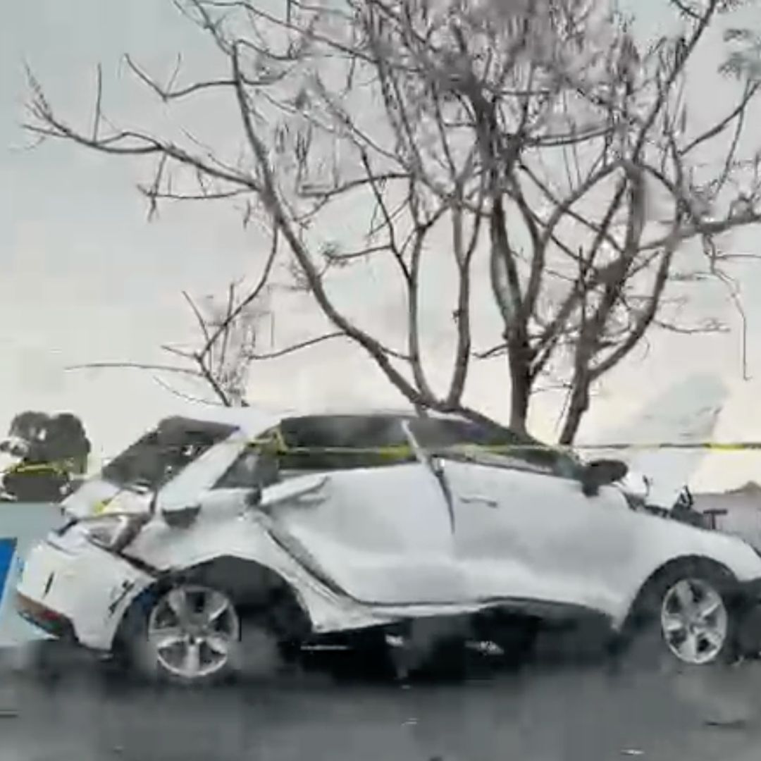 Accidente Choque Múltiple Cuatro Vehículos Seis Lesionados Periférico Ecológico Puebla