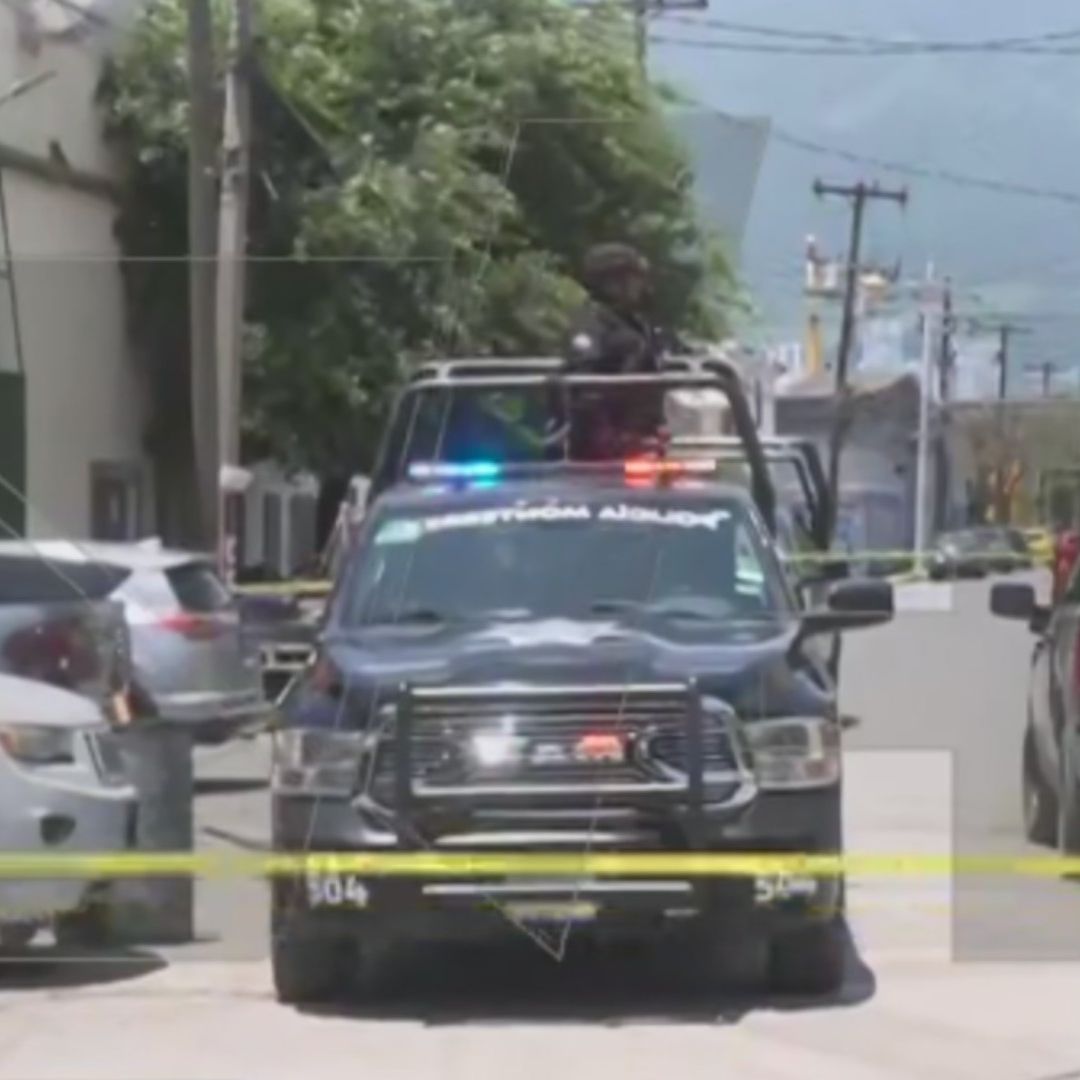 Policía de Monterrey en persecución