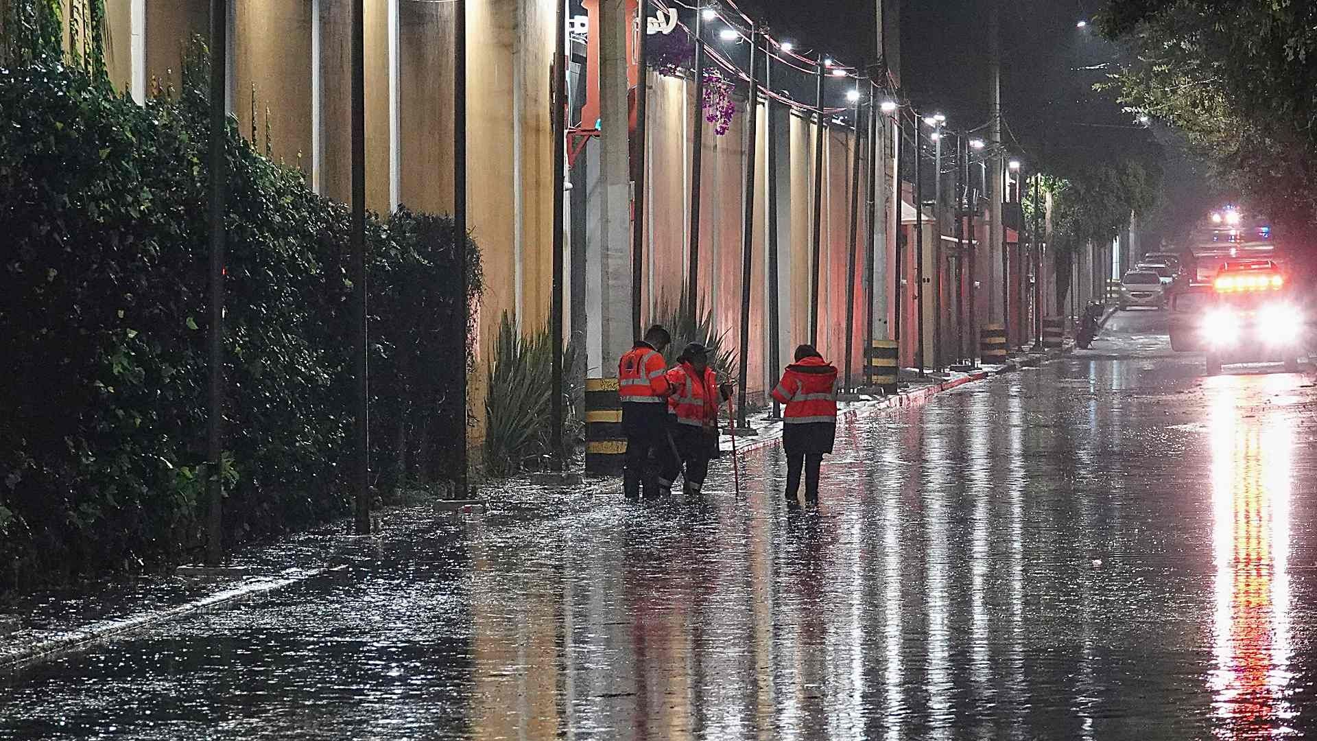 Lluvia en la Ciudad de México el 22 de abril de 2026. Foto: Cuartoscuro | Archivo