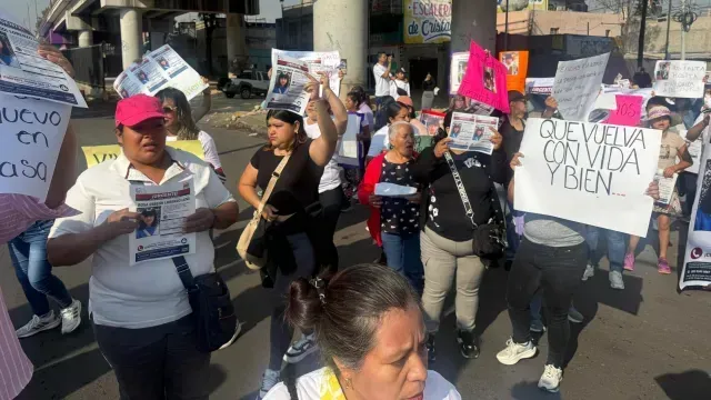 Protesta por desaparición de Rosa Esbeidi Lorenzo Luna. Foto: N+