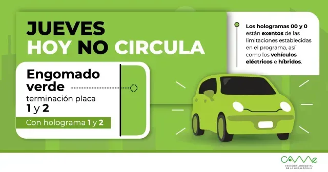 Hoy No Circula Jueves