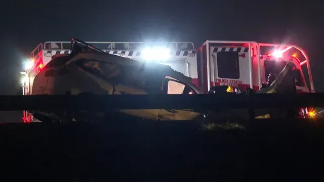 El conductor no logró frenar a tiempo y se impactó por alcance. Foto: N+