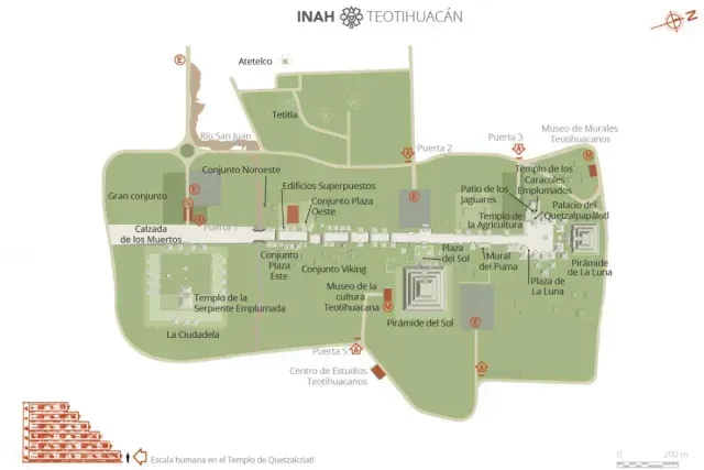 Mapa de Teotihuacán: Ubicación Pirámides y Sitios Arqueológicos 2026.