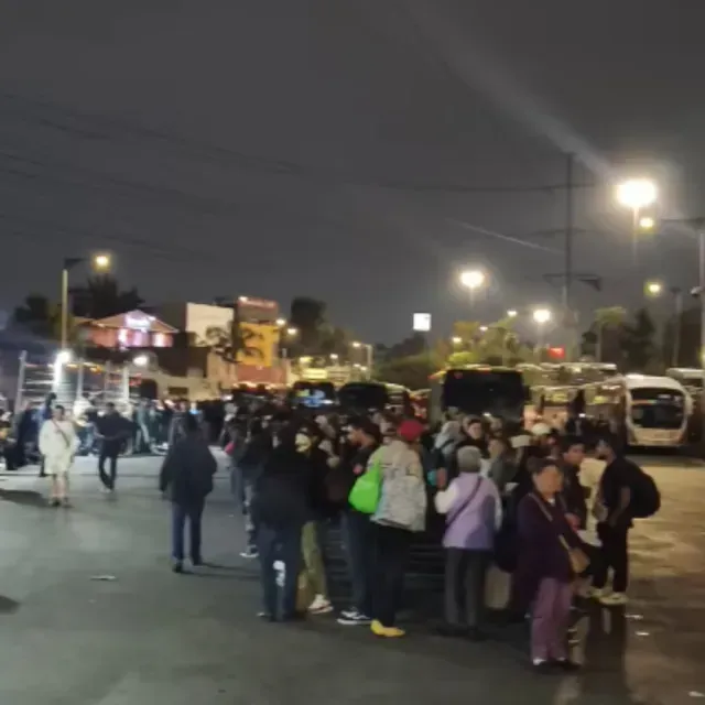 Indios Verdes por bloqueo México-Toluca