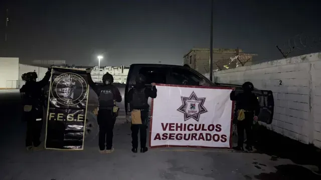 Decomisan Camioneta con Reporte de Robo en Reynosa