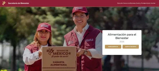 Registro Alimentación Bienestar 2026
