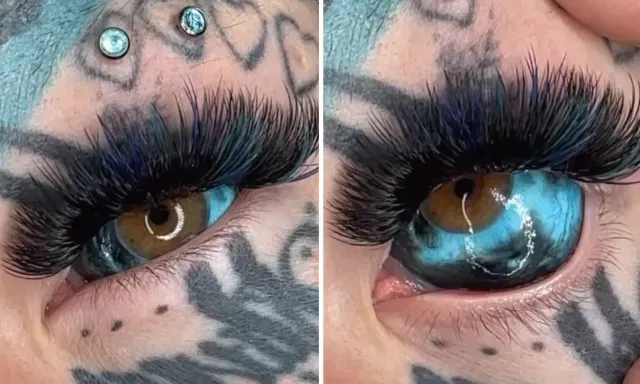 Ojos de Amber Luke. Foto: Instagram amberlukereels666