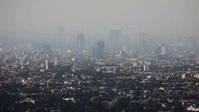 Mala calidad del aire en la Ciudad de México. Foto: N+