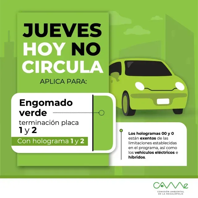 Hoy No Circula Jueves