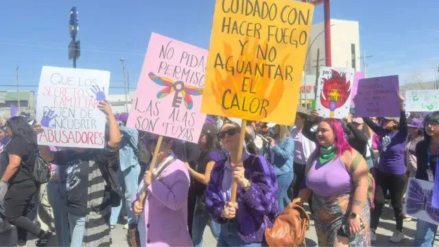comienza la marcha separatista en Ciudad Juárez, Chihuahua