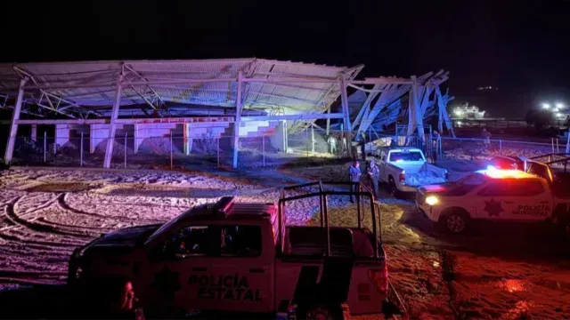 Granizada Provoca Colapso de Lienzo Charro de Zapotlán de Juárez, en Hidalgo