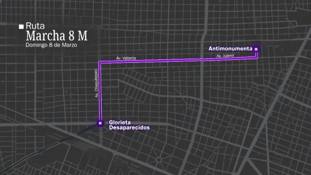 Cierres Viales de la marcha 8M