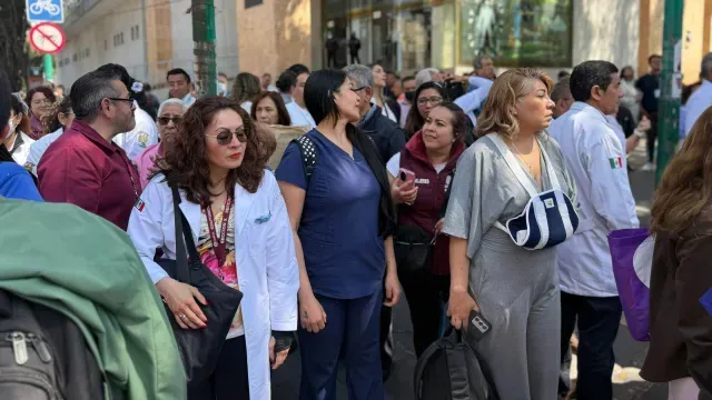 Desalojo en Ciudad Judicial. Foto. N+