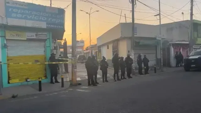 Policías Estatales impiden el paso durante las investigaciones. Foto: N+