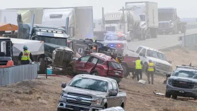 Carambola en Colorado. Foto: AP