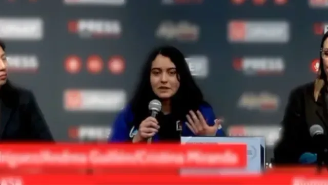 La estudiante presentó un proyecto de creación de antibióticos especiales