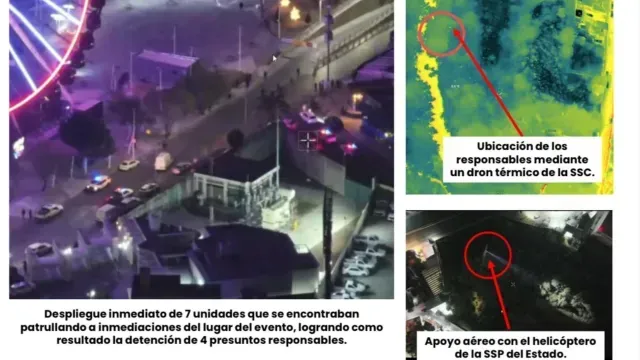 Operativo para localización de responsables de balacera en Puebla. Foto: Gobierno de Puebla