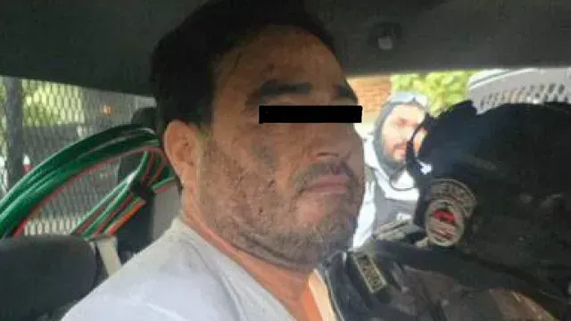 César Alejandro “N”, alias “El Botox”, detenido en Buenavista. Foto: Cuartoscuro