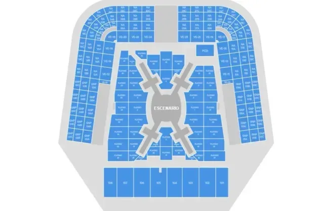 mapa bts mexico estadio gnp oficial
