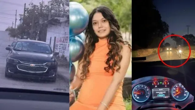 Lidya viajaba en un Malibú y tomó la foto de sus presuntos captores. Foto: Facebook Marleny Valdivia