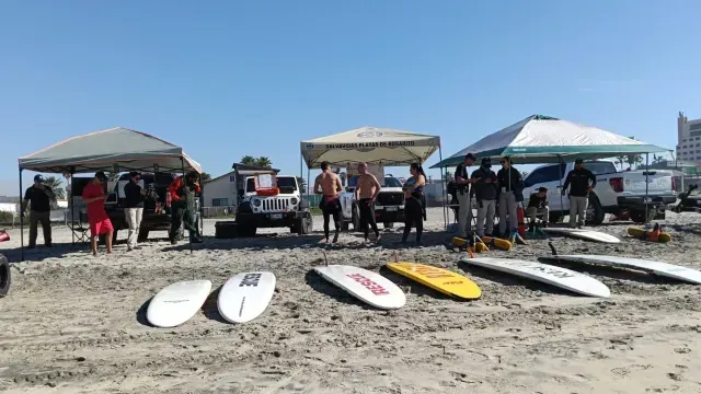 Joven Desaparece tras Ingresar al Mar en Playas de Rosarito; Continúa Búsqueda | Foto: N+