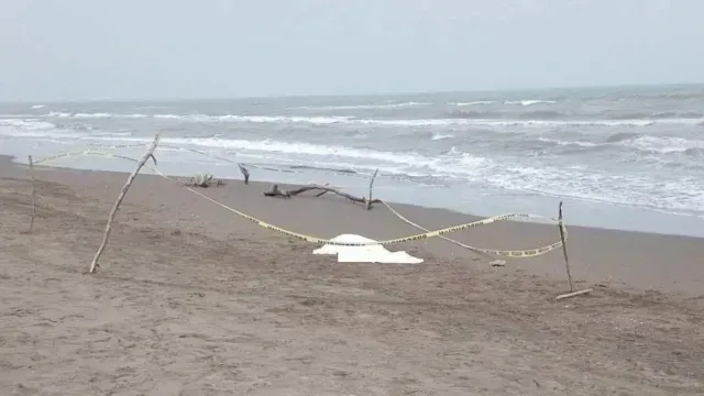 Hallan cuerpo sin vida de adolescente poblano en playa de Veracruz. Foto: Protección Civil Tecolutla