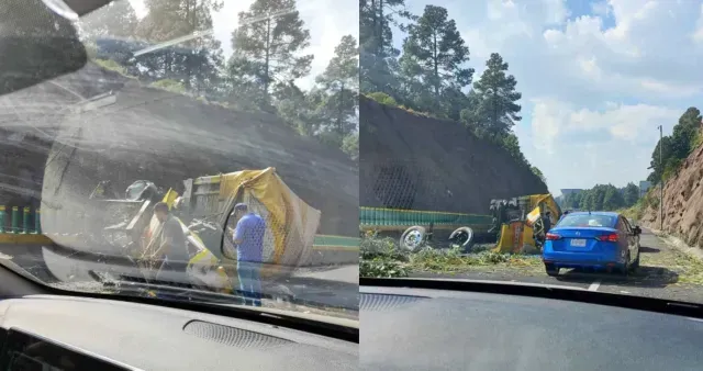 Accidente en CDMX. Foto: N+